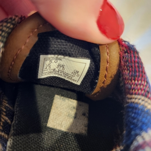 Vans Toddler Era 59 Blue Canvas Shoe Size 5 - Picture 5 of 7